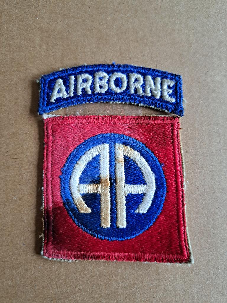 ww2 us 82th airborne div, Verzenden, Landmacht, Amerika, Embleem of Badge