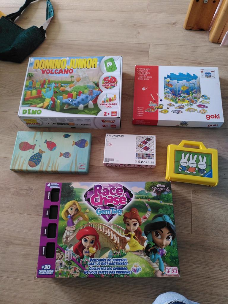 Diverse spellen: Disney, Domino, Vissen, Memory, Nijntje, Hobby en Vrije tijd, Gezelschapsspellen | Bordspellen, Vijf spelers of meer