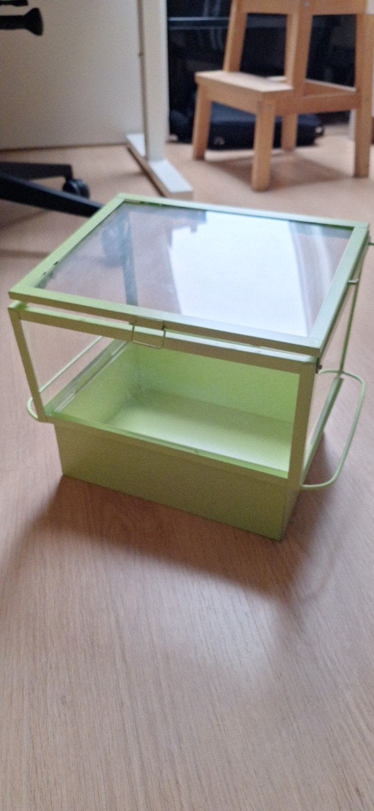 Kleine groene kweekkas/kweekbakje, Ophalen, Gebruikt, Kweekbak
