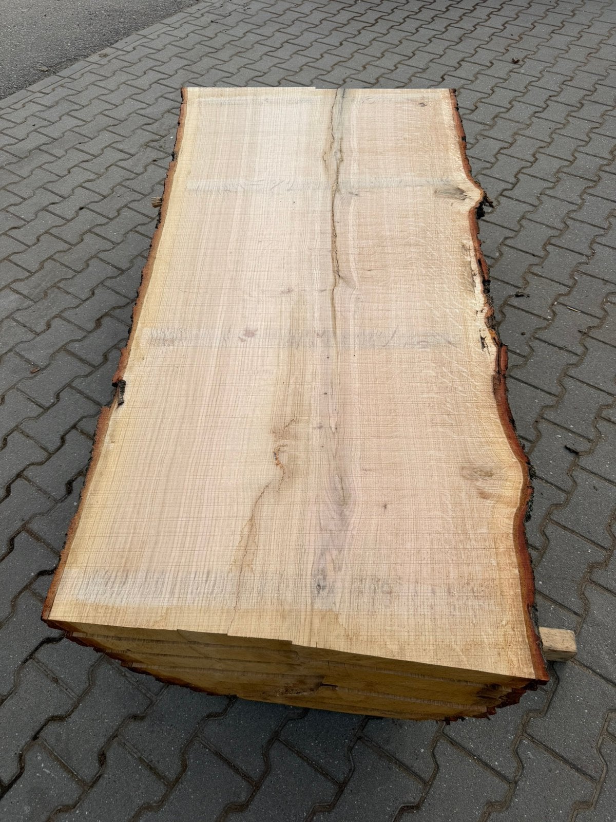 Mooie eiken platen 180x60-70x5cm, Ophalen, Zo goed als nieuw, 250 cm of meer, Balken