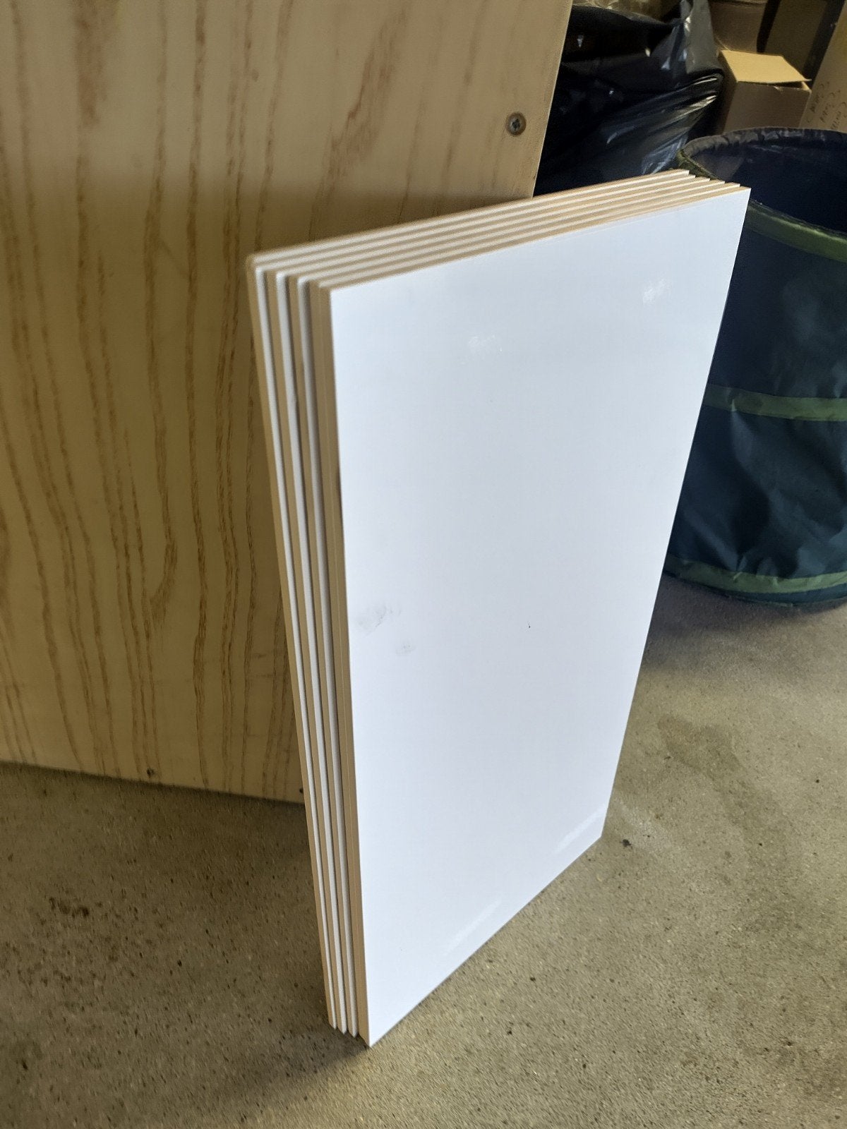 6 tegels 60 x 30cm glanzend wit, Ophalen, Onbekend, Nieuw, Onbekend