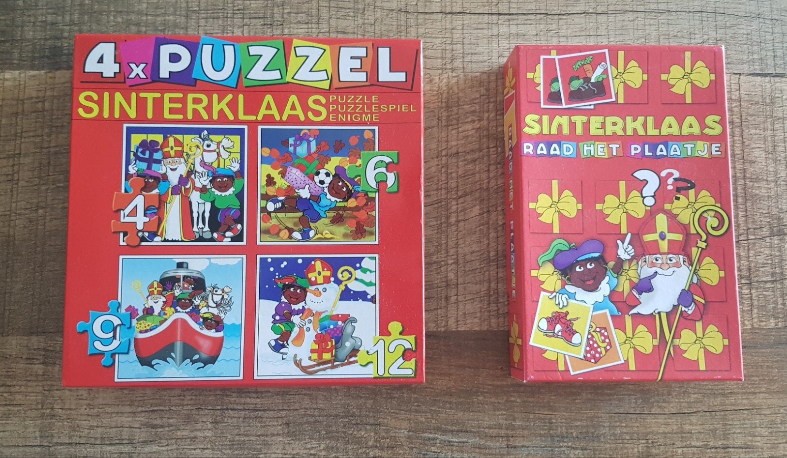 SINTERKLAAS PUZZEL EN MEMORY, Diversen, Ophalen of Verzenden, Gebruikt