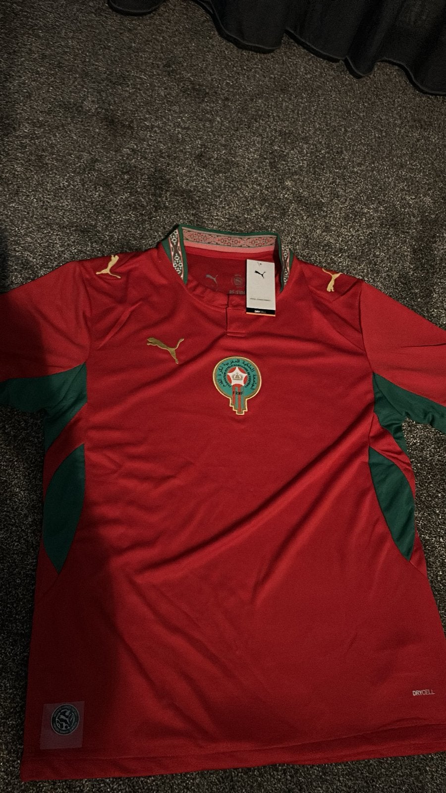 Marokko 2026 L, Ophalen of Verzenden, Maat 52/54 (L), Rood, Voetbal
