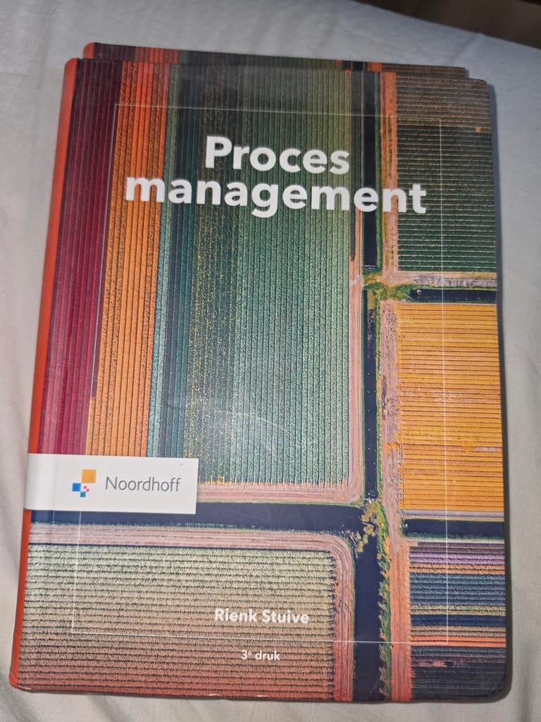 Procesmanagement 3e druk Rienk Stuive Noordhoff, Boeken, Ophalen of Verzenden, Beta, HBO