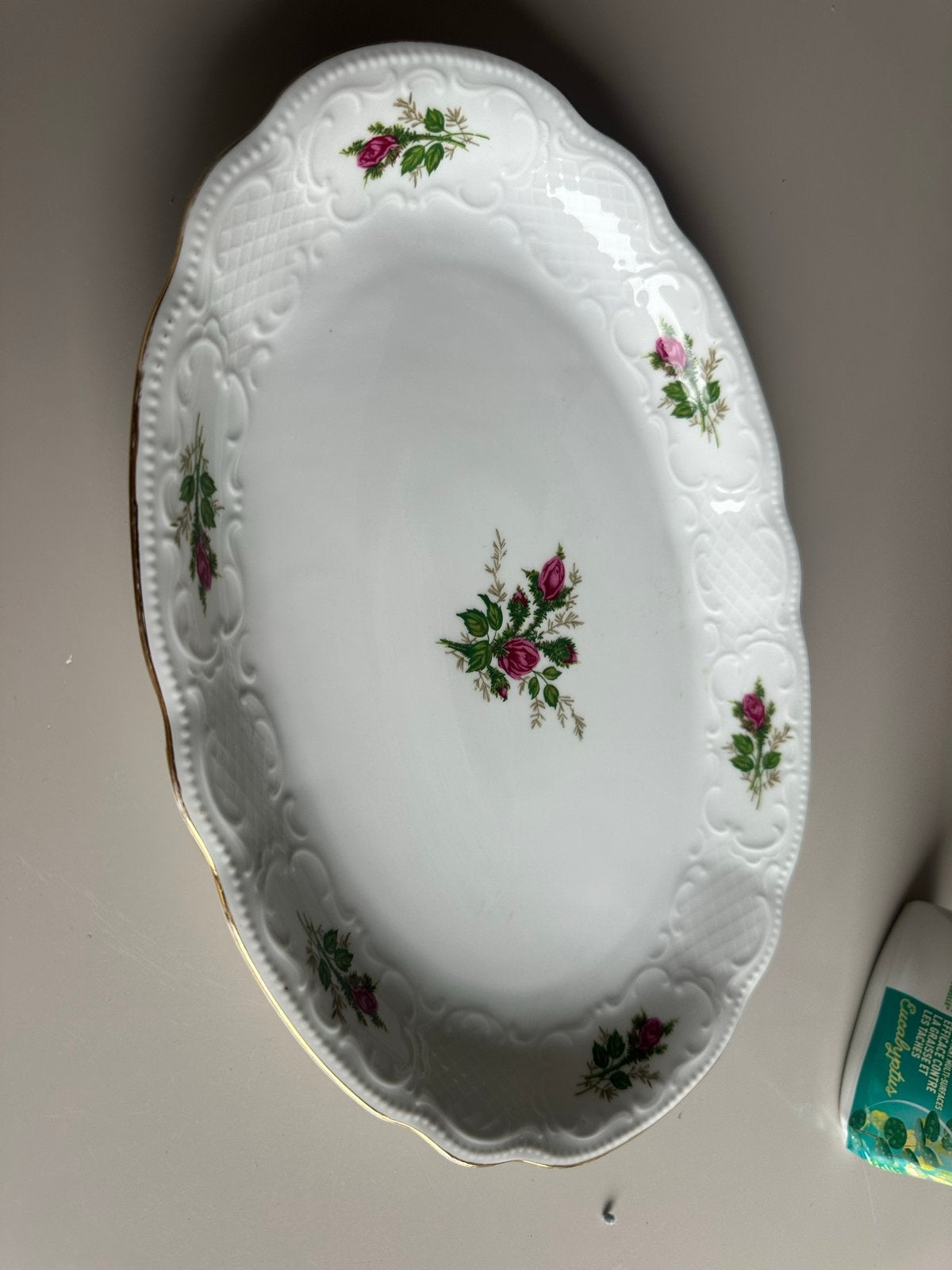 Seltmann Weiden Schaal nr 31 - Porselein met rozenmotief, Antiek en Kunst, Ophalen of Verzenden