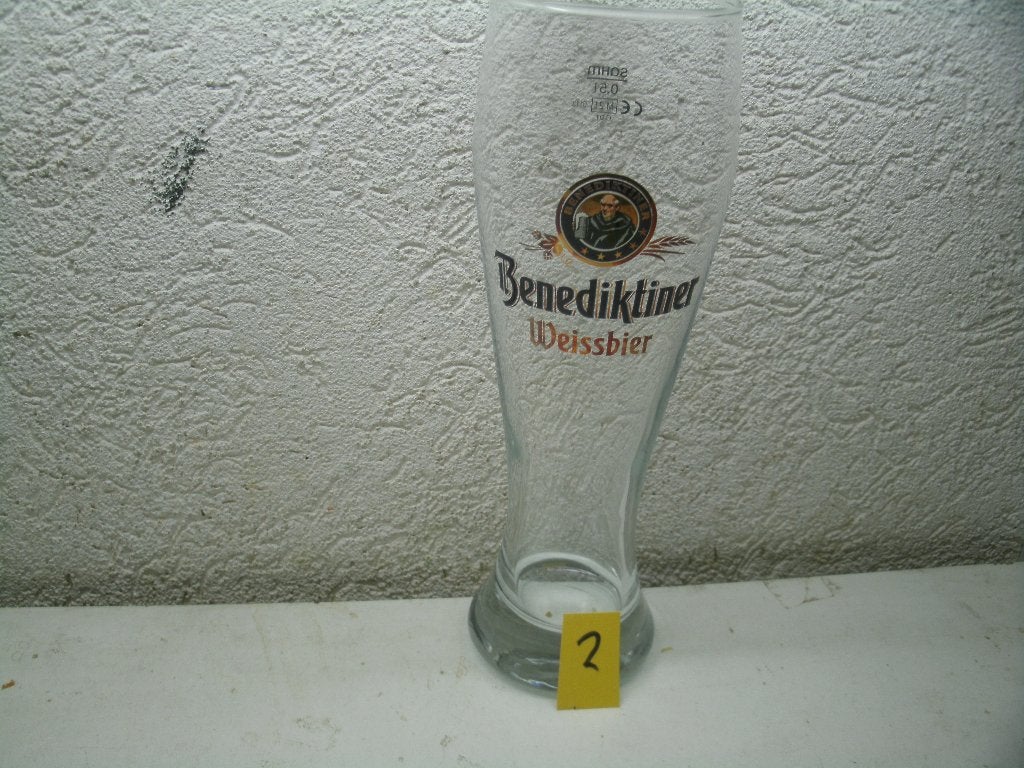 61c bierglas benedik tiner, Ophalen of Verzenden, Glas, Overige stijlen, Glas of Glazen