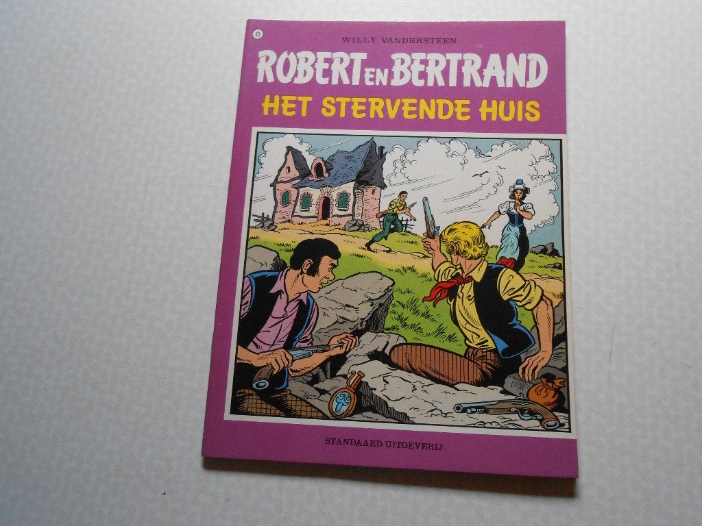 Robert en Bertrand 43 Het stervende huis 1981 ste druk., Boeken, Stripboeken, Willy Vandersteen, Eén stripboek, Nieuw, Ophalen of Verzenden