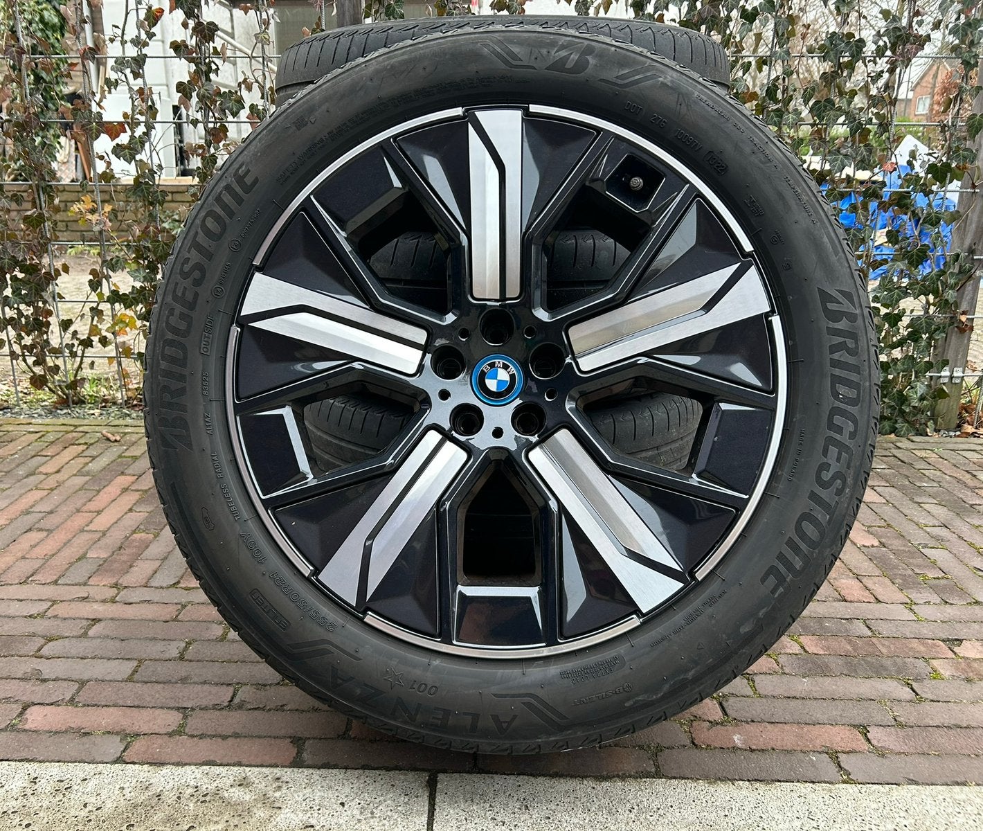 BMW IX i20 1010 21 inch 5x112 Bridgestone Alenza 2022 * TPMS, Auto-onderdelen, Banden en Velgen, Ophalen, Gebruikt, 255 mm, Banden en Velgen