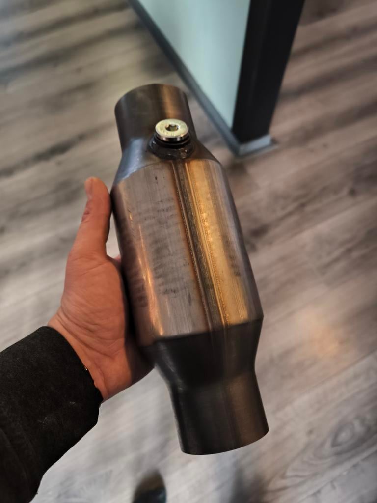 Universele katalysator 2.5 inch RVS race kat 400 cell, Auto-onderdelen, Uitlaatsystemen, Ophalen of Verzenden, Nieuw