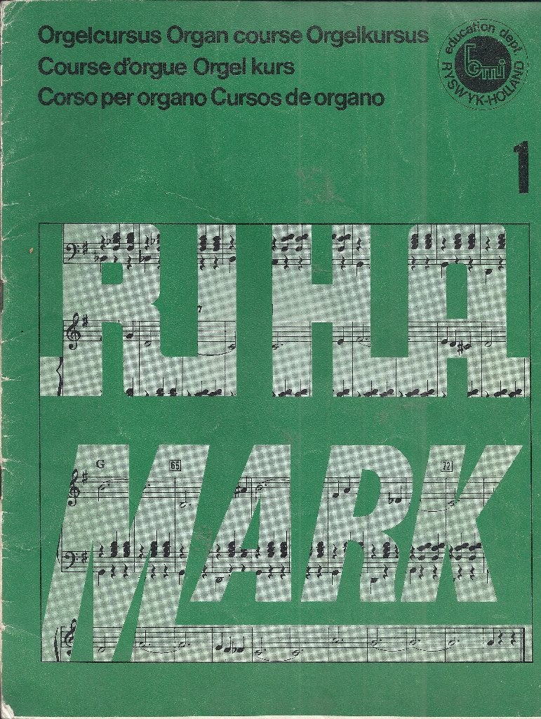 X23 orgel bladmuziek riha mark nummer 1, Orgel, Gebruikt, Klassiek, Ophalen of Verzenden