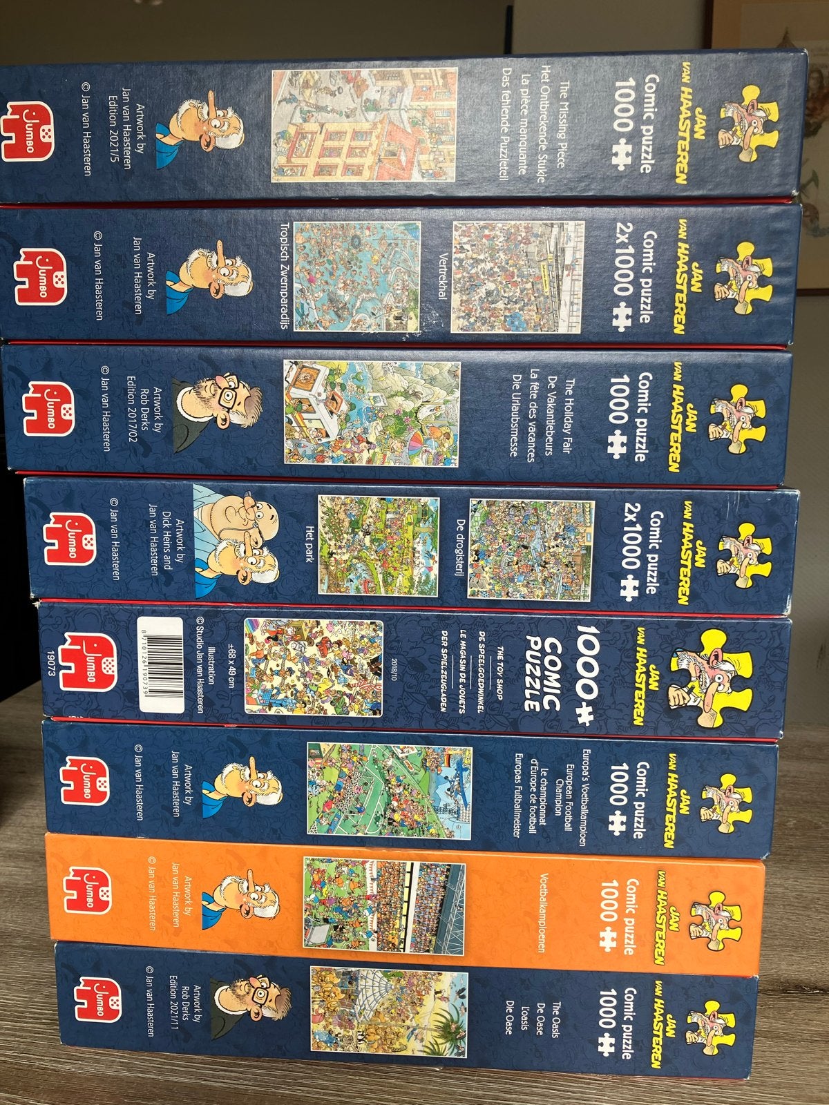 10 Jan van Haasteren puzzels - Compleet en in goede staat