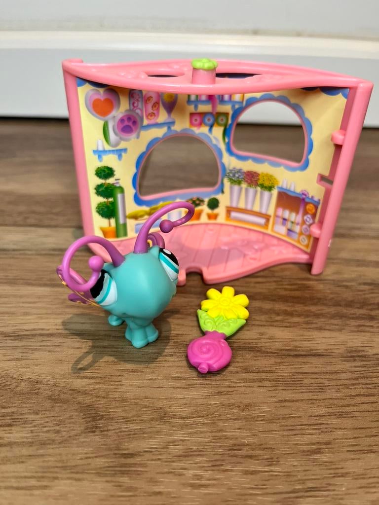 Littlest Pet Shop Pet Nook Set flower shop, Kinderen en Baby's, Ophalen of Verzenden, Gebruikt