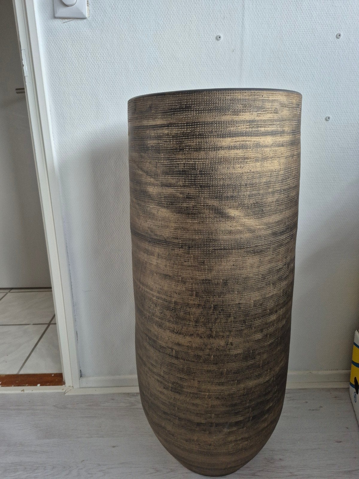 Bloempot, Ophalen, Rond, Aardewerk, Minder dan 40 cm