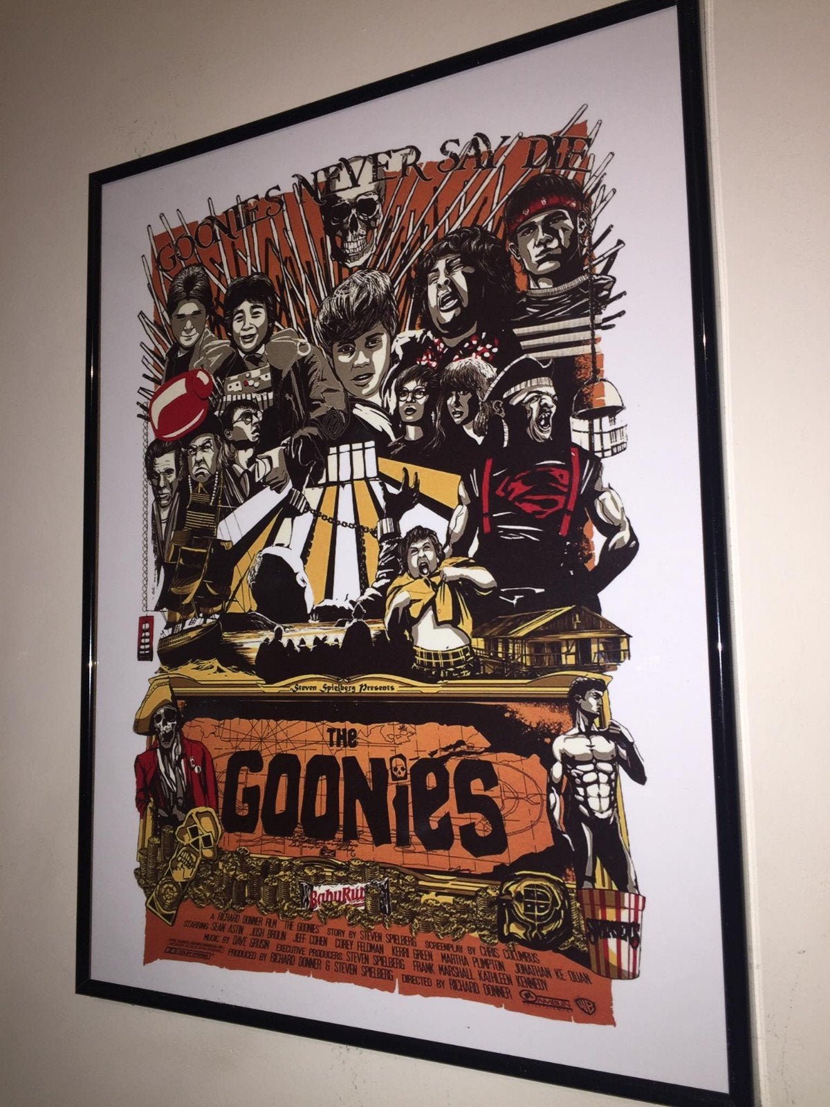 the goonies, Ophalen of Verzenden, Zo goed als nieuw, A1 t/m A3, Film en Tv