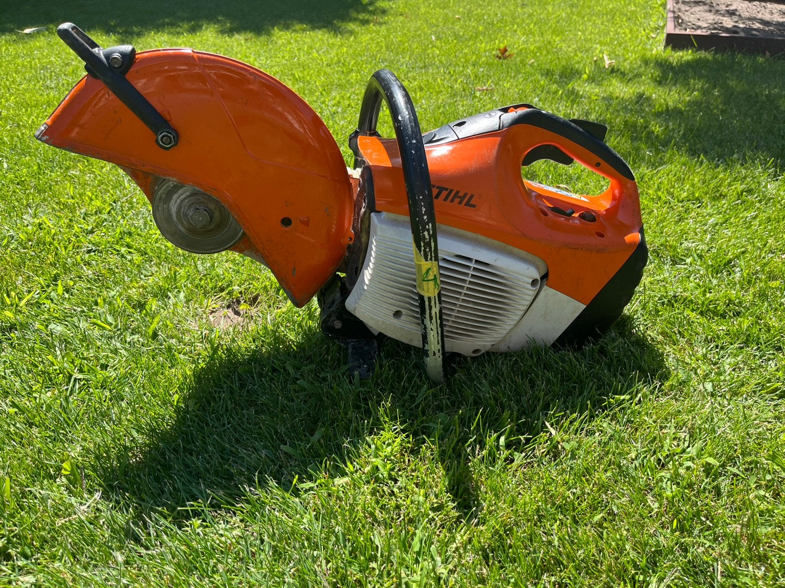 STIHL TS 410, Ophalen, Gebruikt