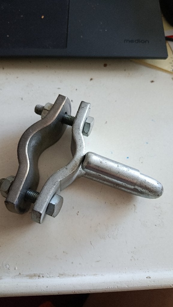 Te koop; Hulpkoppeling, klemdeel + veer, voor op trekhaak., Ophalen of Verzenden, Nieuw