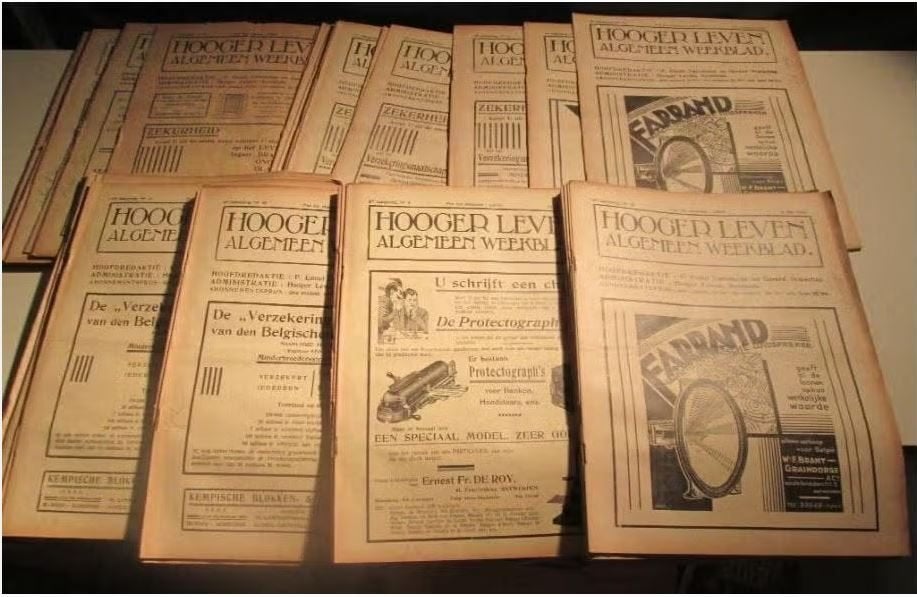 Mooi Partij van Oude Tijdschriften - Hooger Leven - 1930, Ophalen of Verzenden, Gelezen