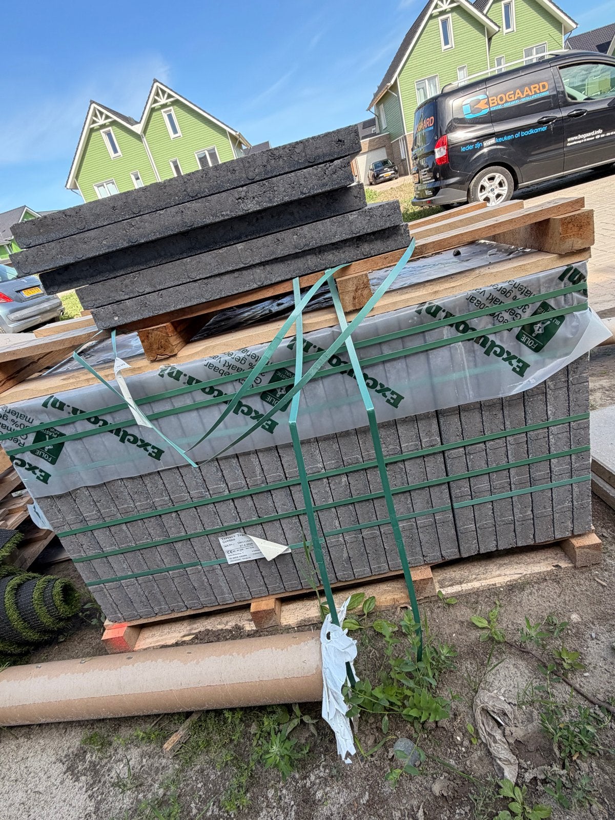 Terrastegels Grezzo 60x60x4cm - Nieuw!, Ophalen, 60 cm of meer, Keramiek, Nieuw