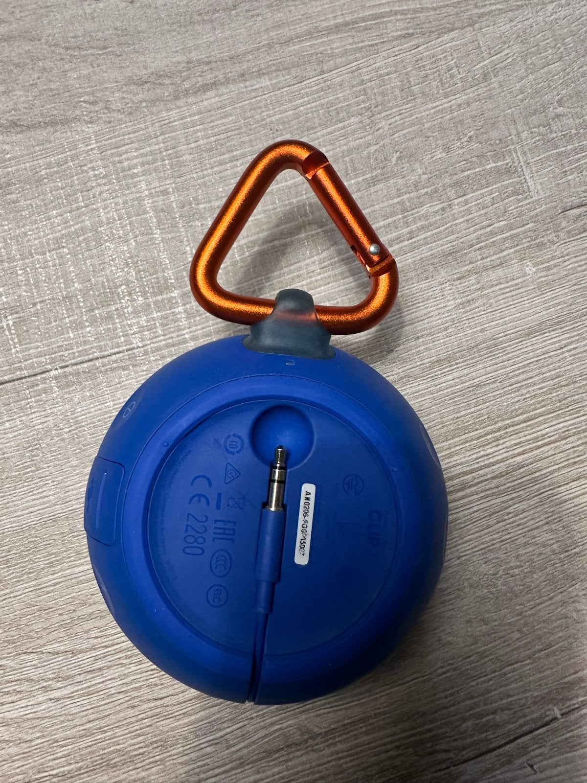 JBL Clip Draagbare Bluetooth Speaker - Blauw, Audio, Tv en Foto, Luidsprekers, Gebruikt, Draagbare speaker, Minder dan 60 watt