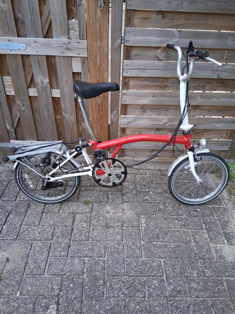 Brompton vouwfiets, Gebruikt, Brompton, 16 tot 18 inch, Versnellingen