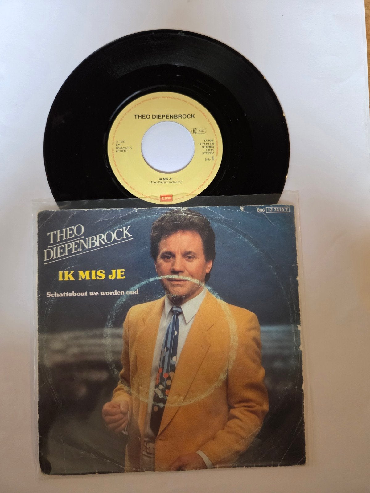Theo Diepenbrock - Ik mis je, Gebruikt, 7 inch, Single, Ophalen of Verzenden