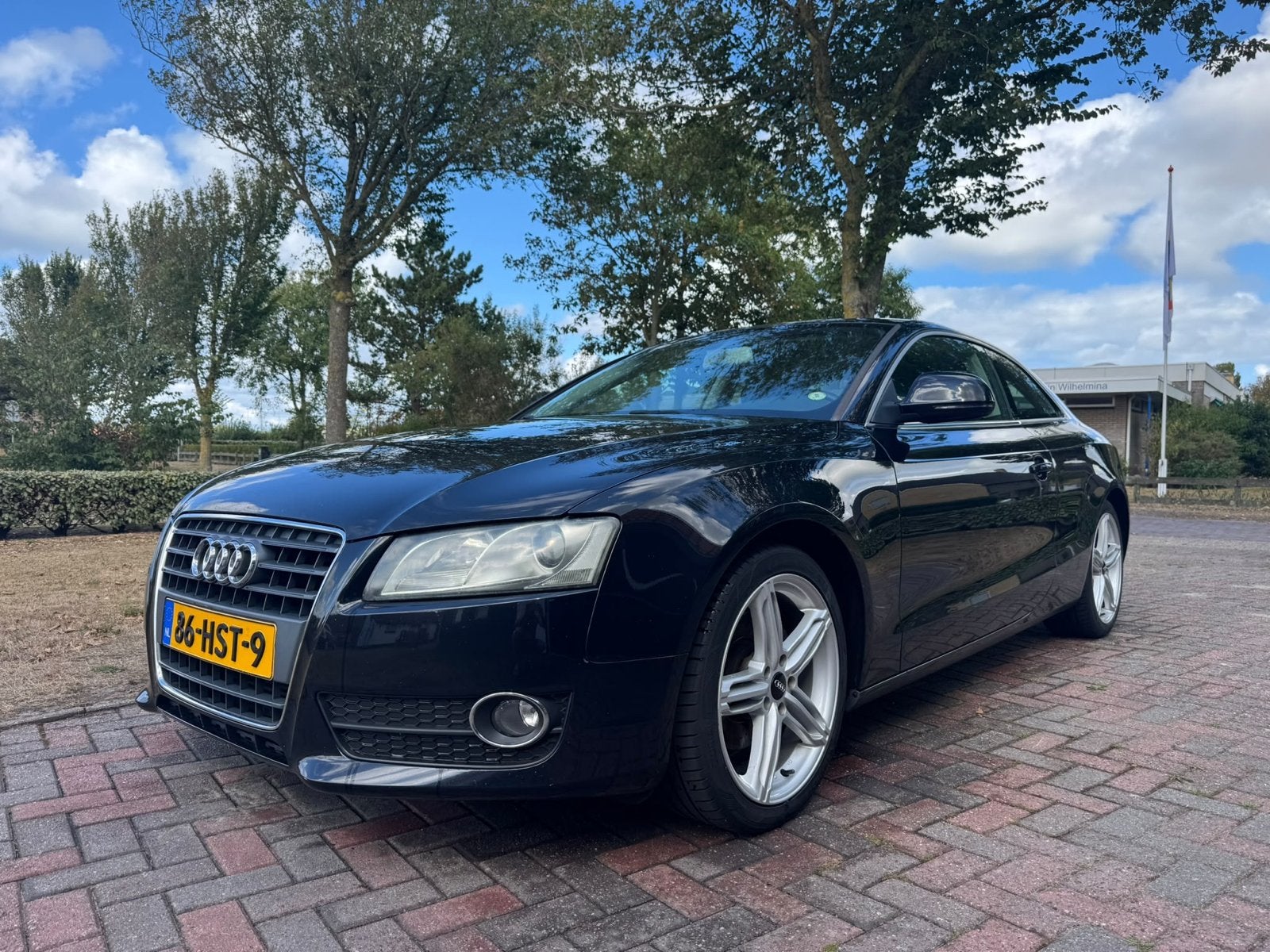 Audi A5 2.0 Tfsi 132KW Coupe 2009 zwart, Auto's, Voorwielaandrijving, Euro 5, 4 cilinders, 1984 cc