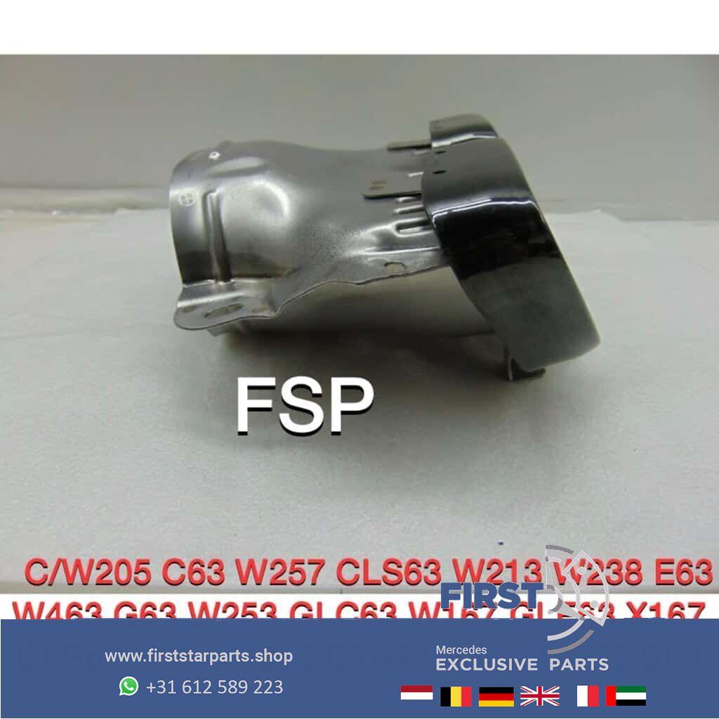 FACELIFT 63 AMG SIERSTUKKEN SET ZWART C63 E63 GLC63 GLE63 G6, Auto-onderdelen, Uitlaatsystemen, Gebruikt, -, Ophalen of Verzenden