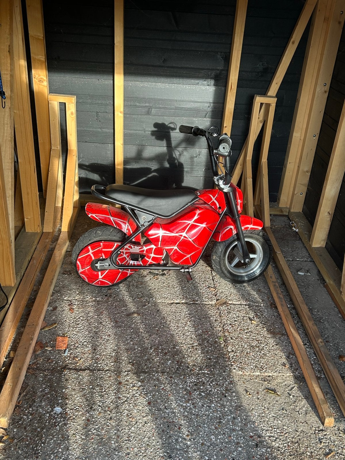 Elektrische Minibike Spider-Man Design, Ophalen, Gebruikt, Schijfrem, Overige typen