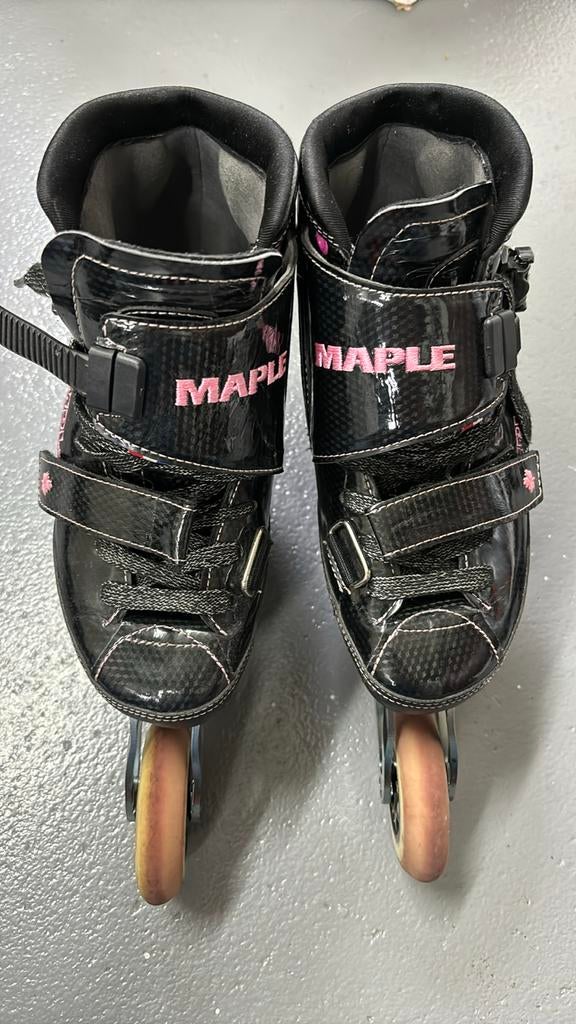 Maple skeelers maat 42 - Thermoplastisch, Overige merken, Gebruikt, Ophalen of Verzenden, Inline skates 4 wielen