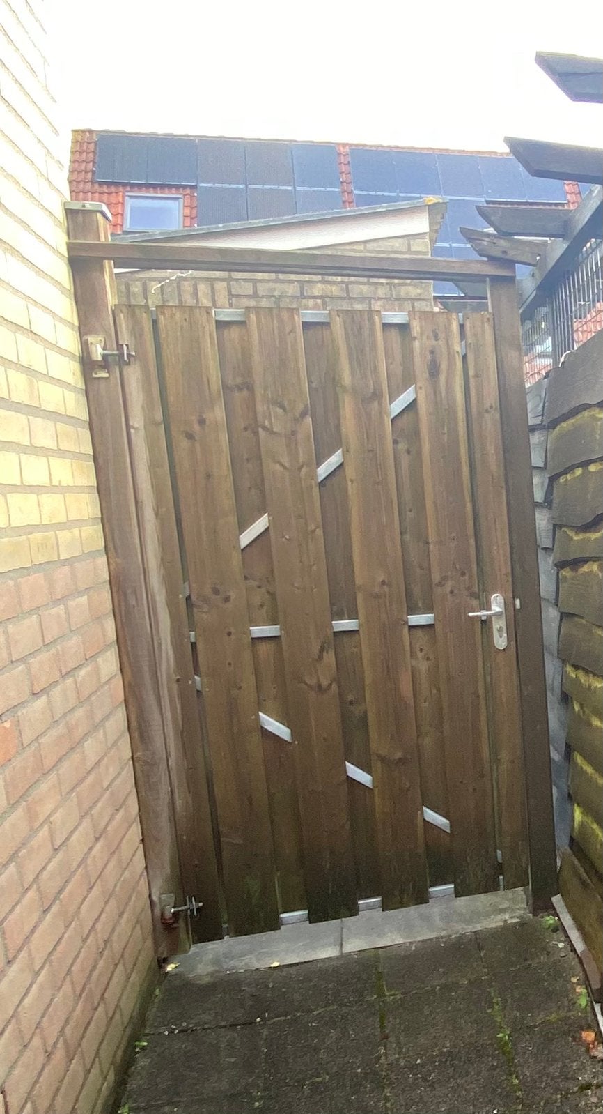 Gratis af te halen tuinpoort 100 x 180 cm, Tuin en Terras, Ophalen, Minder dan 3 meter, Hout, 1 tot 2 meter