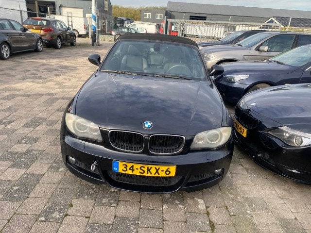 BMW 1 serie e88 118i high executive motor defect, Auto diversen, Ophalen, 1995 cc, Cabriolet, Zwart