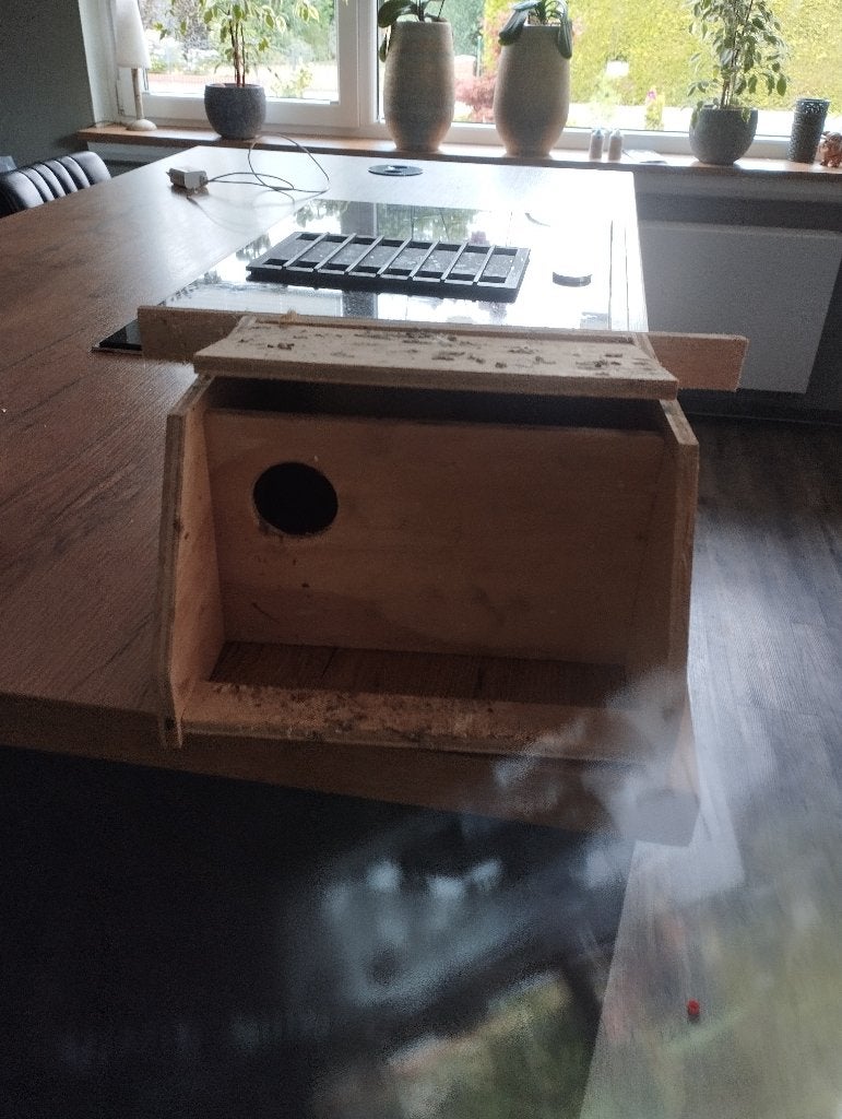 Broedblokken agapornis, Dieren en Toebehoren, Vogels | Hokken en Kooien, Ophalen, Zo goed als nieuw, Metaal, Vogelkooi