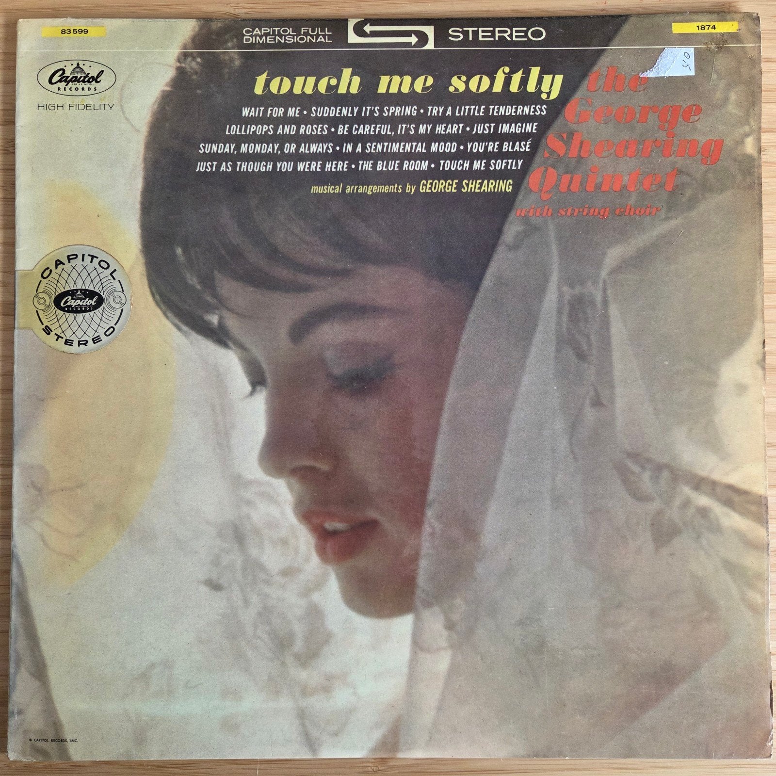 The George Shearing Quintet - Touch Me Softly LP, Ophalen of Verzenden, LP