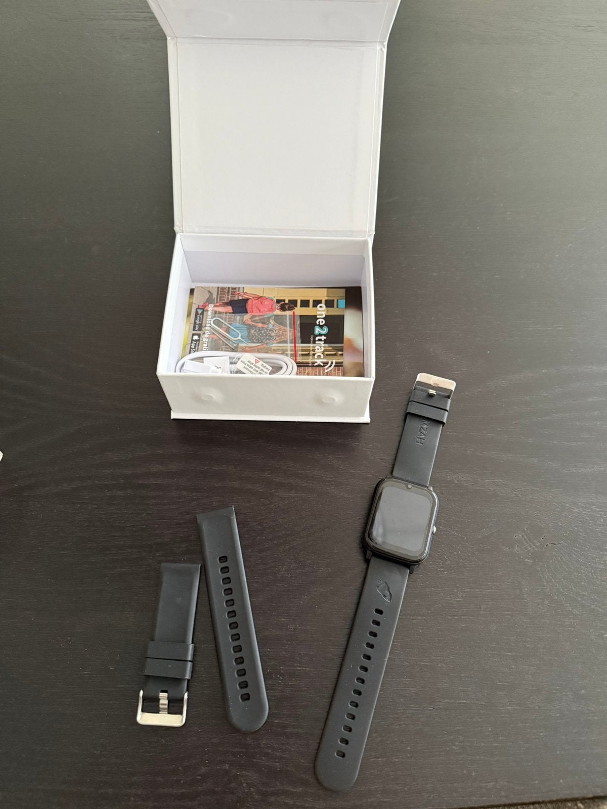 One2Track connect next horloge voor kinderen, Ophalen of Verzenden, Nieuw, Zwart, Android