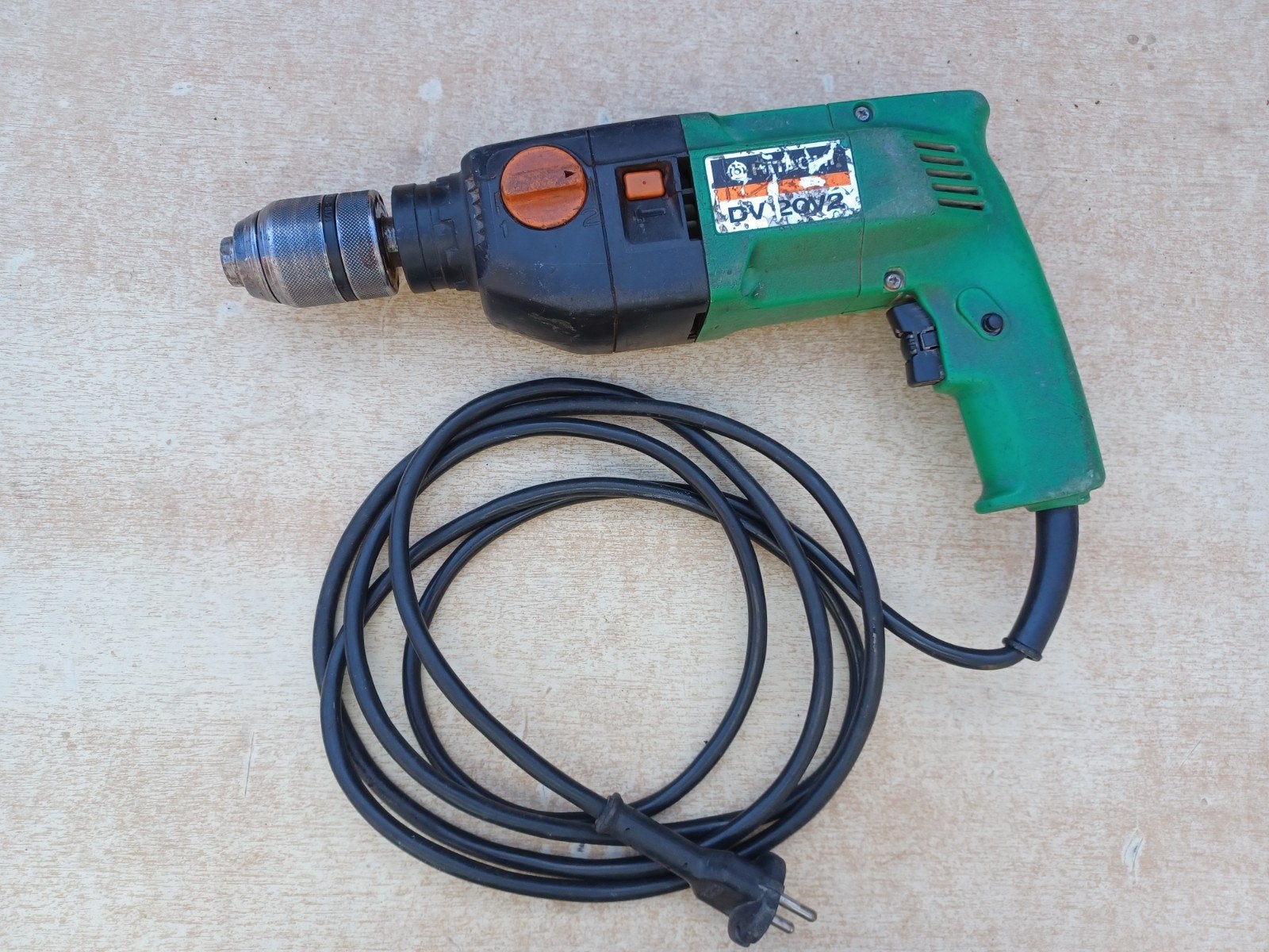 Hitachi boormachine, Ophalen, Boormachine