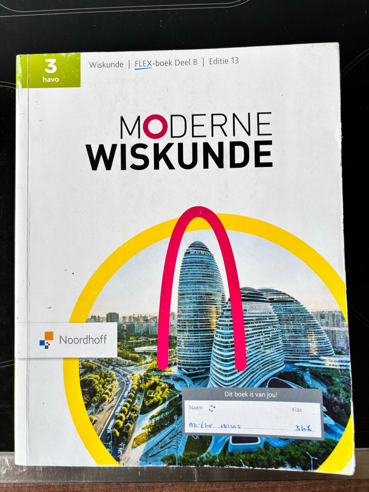 Moderne Wiskunde 3 havo - 13e editie, Boeken, Ophalen of Verzenden, Gelezen, HAVO, Wiskunde A