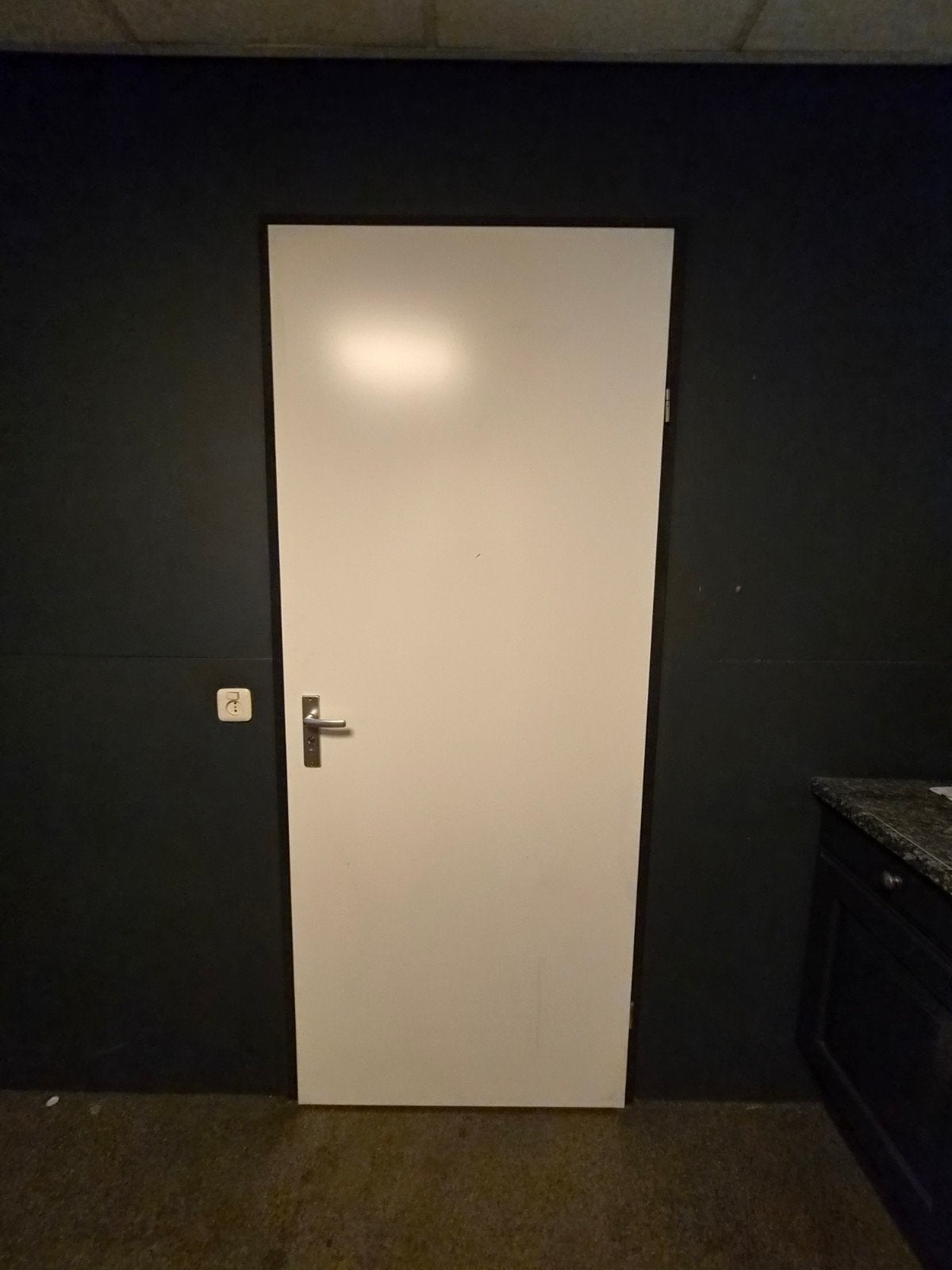 Houten deur inclusief kozijn, Ophalen, Gebruikt, 80 tot 100 cm, 215 cm of meer