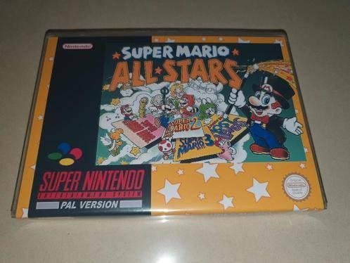 Super Mario All Stars SNES Game Case, Avontuur en Actie, Verzenden, 1 speler, Zo goed als nieuw