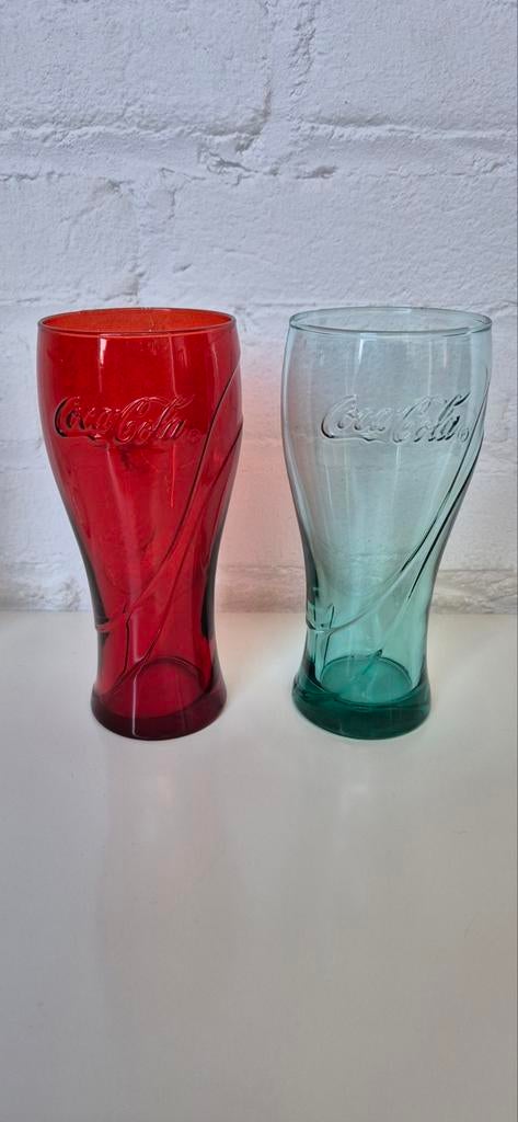 McDonald's Coca-Cola glazen, Ophalen of Verzenden, Zo goed als nieuw, Frisdrankglas
