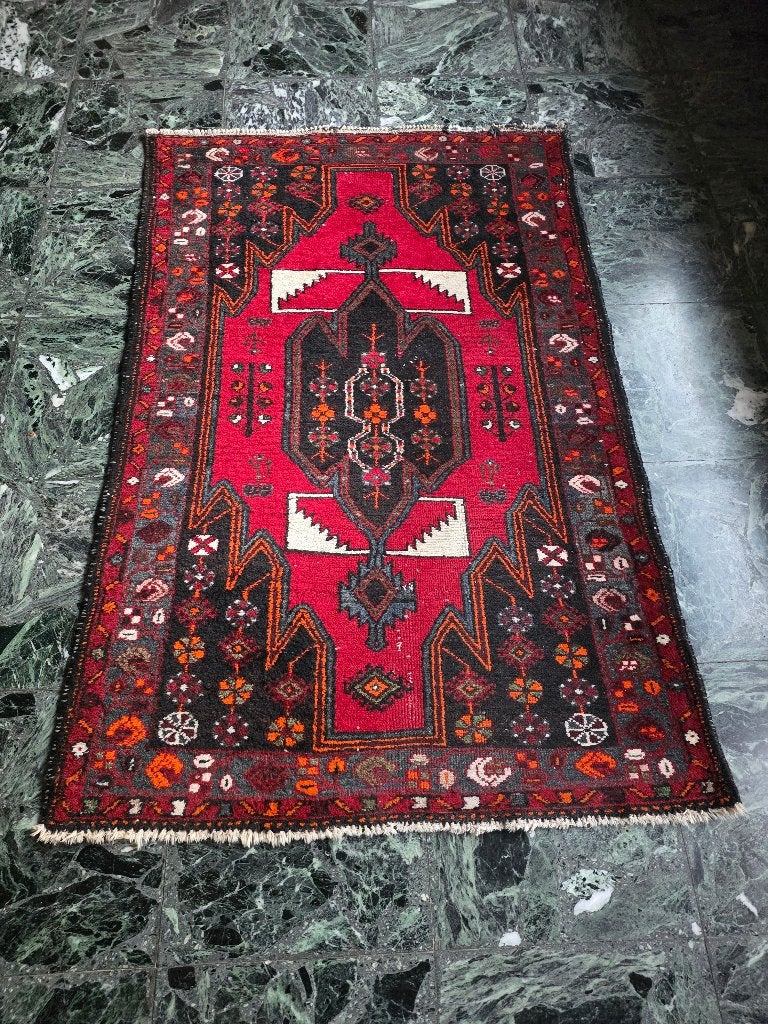 Perzisch tapijt 160 x 105 cm, Huis en Inrichting, Gebruikt, 100 tot 150 cm, Ophalen of Verzenden, 150 tot 200 cm