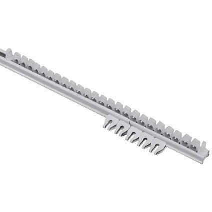 Praxis Gordijnrail - Plus - Uitschuifbaar - Wit - 260-500 cm, Ophalen, Wit, Nieuw, 200 cm of meer