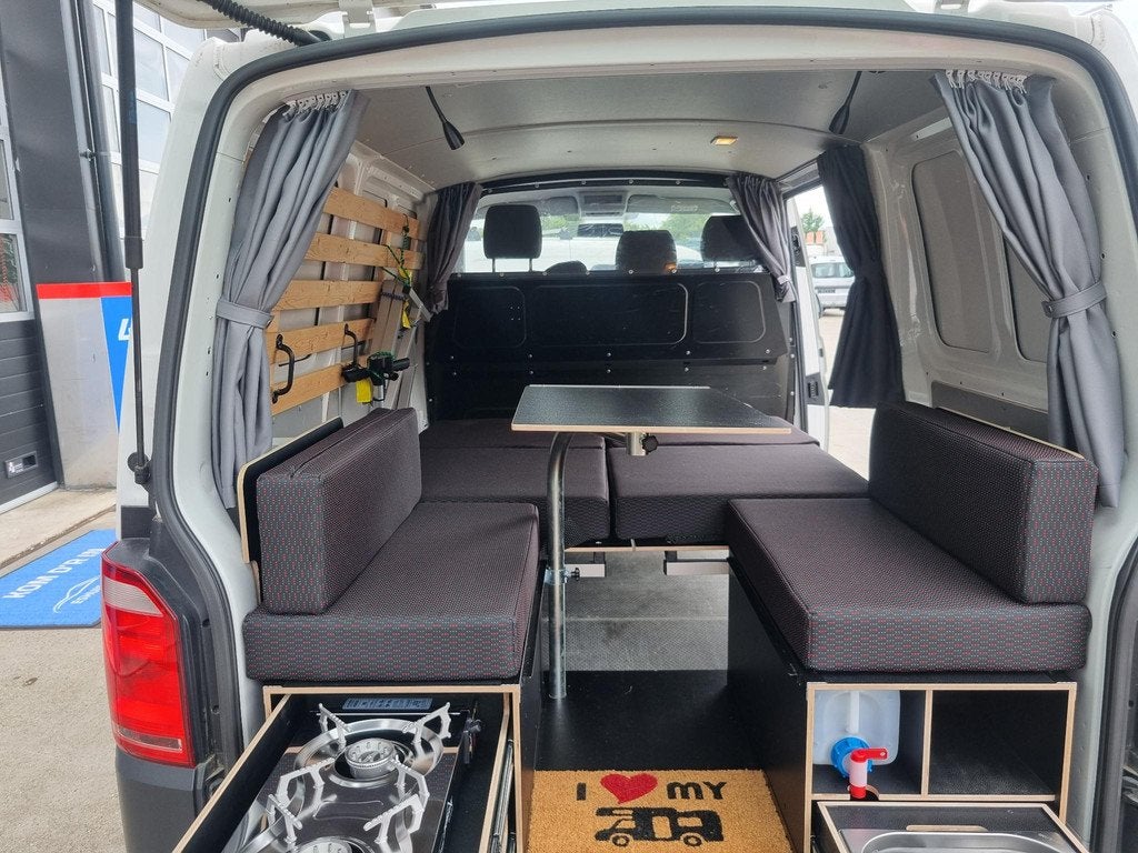 Volkswagen Transporter 2.0 TSI L1H1 150pk. CAMPER / Benzine, Caravans en Kamperen, Campers, Buscamper of Camperbus, Volkswagen