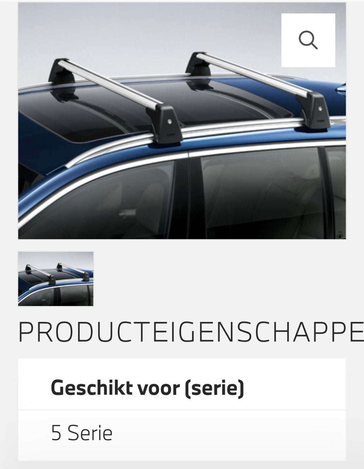 G31 BMW 5 Touring Dakdragers (F11, G31), Ophalen, Nieuw