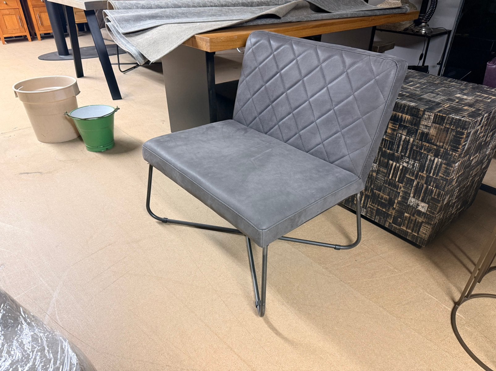Vol lederen fauteuil € 200,-, Ophalen, 75 tot 100 cm, Zo goed als nieuw, 75 tot 100 cm