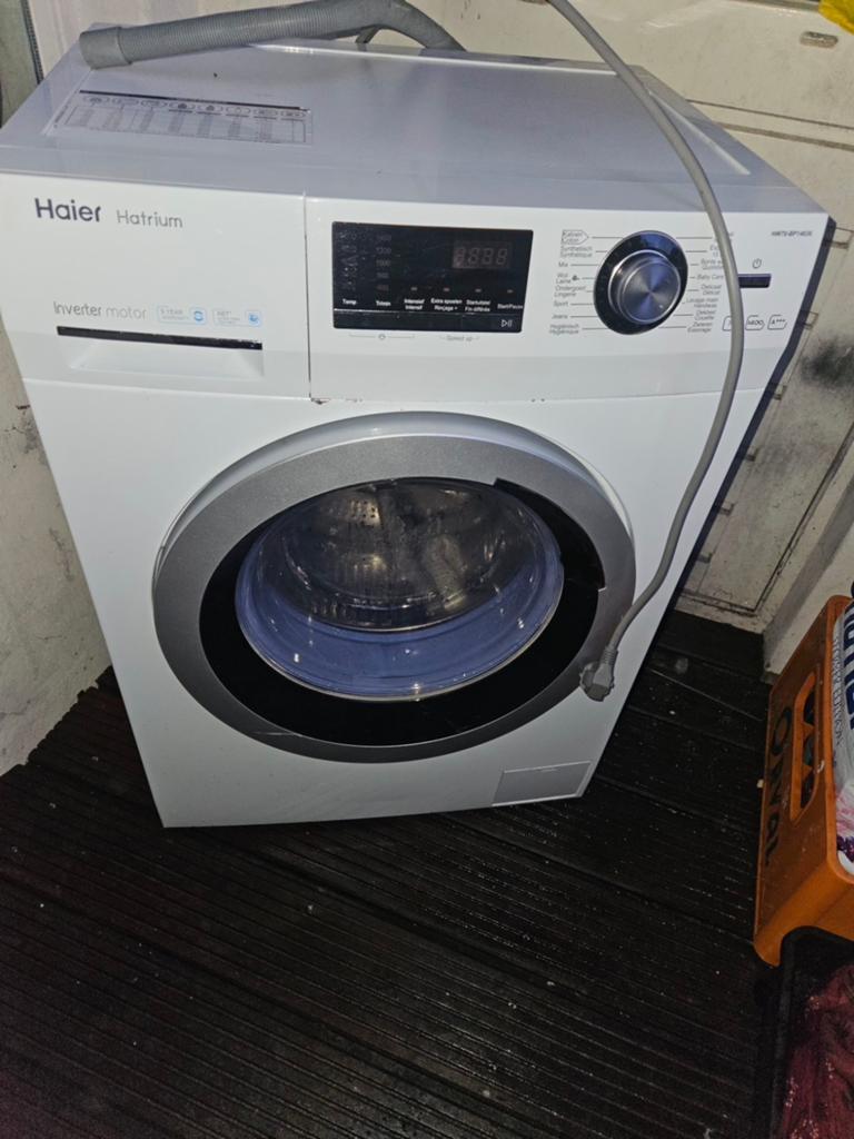 Wasmachine Haier - 7kg Inhoud, Ophalen, 6 tot 8 kg, Voorlader, 85 tot 90 cm