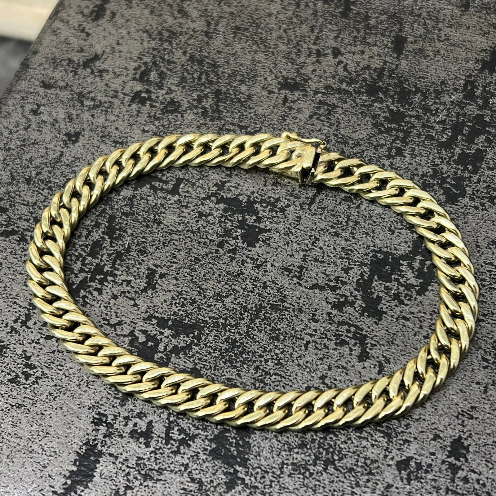 14k gouden armband gourmet schakel, Ophalen of Verzenden, Zo goed als nieuw, Goud