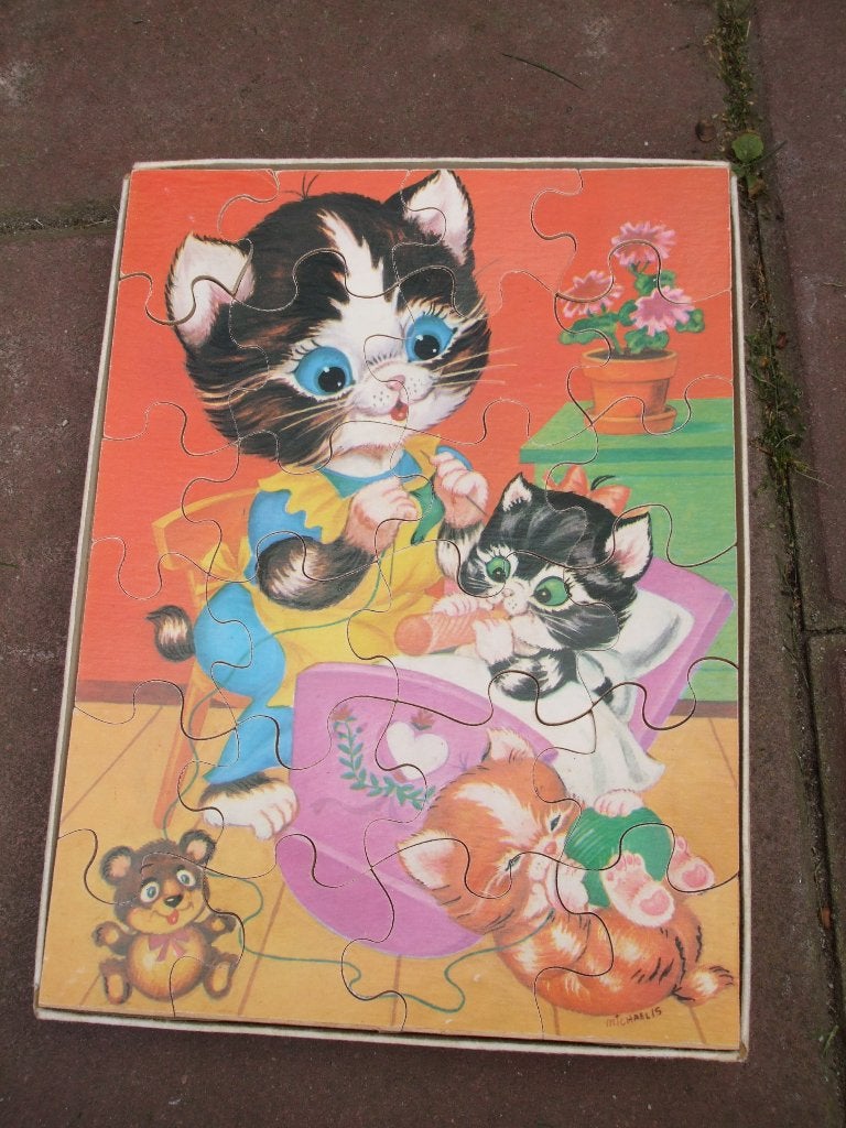 Puzzel Pin Kwin houten, Ophalen of Verzenden, 10 tot 50 stukjes, Zo goed als nieuw