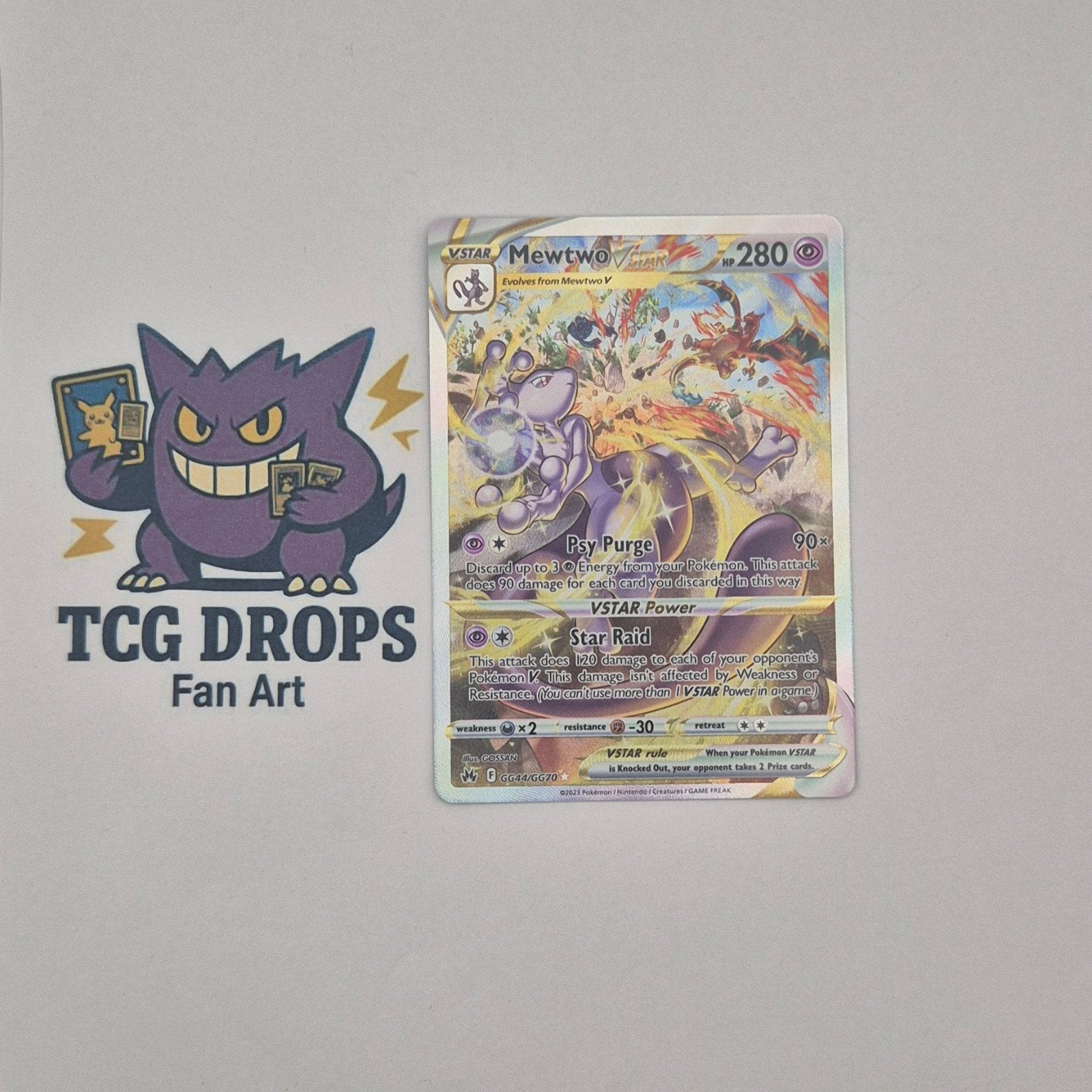 Mewtwo VSTAR GG44/GG70 Crown Zenith