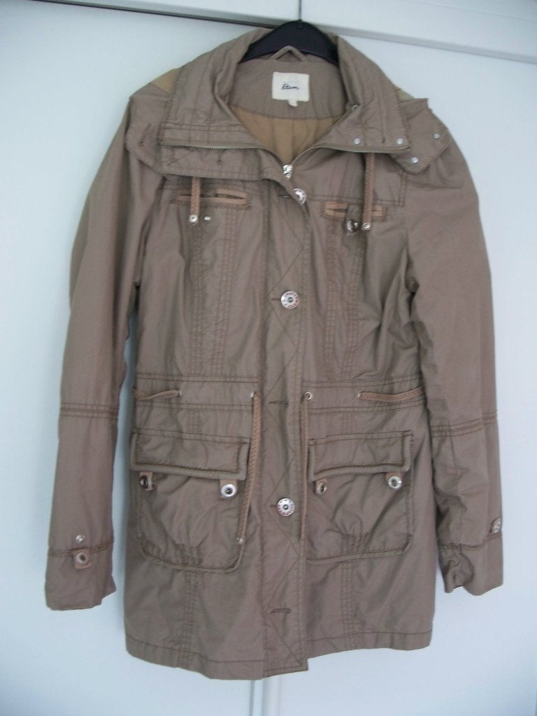 Parka, mt L, kleur beige, Verzenden, Beige, Maat 42/44 (L), Zo goed als nieuw