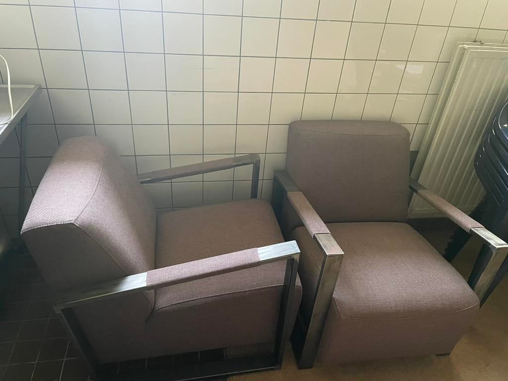 Moderne huiskamerstoel, Huis en Inrichting, Ophalen, Zo goed als nieuw, Twee